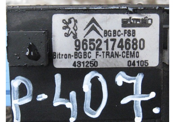 реле модуль Peugeot 407,607,Citroen C5,1.6hdi,9652174680